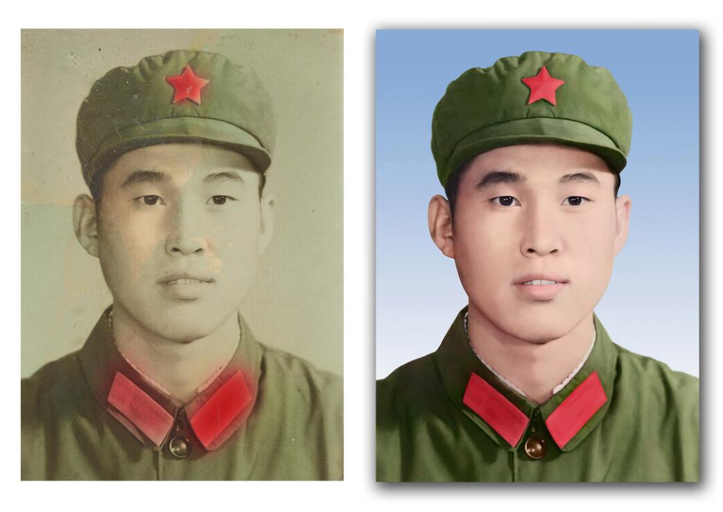 蒋湖农场破损照片修复-18
